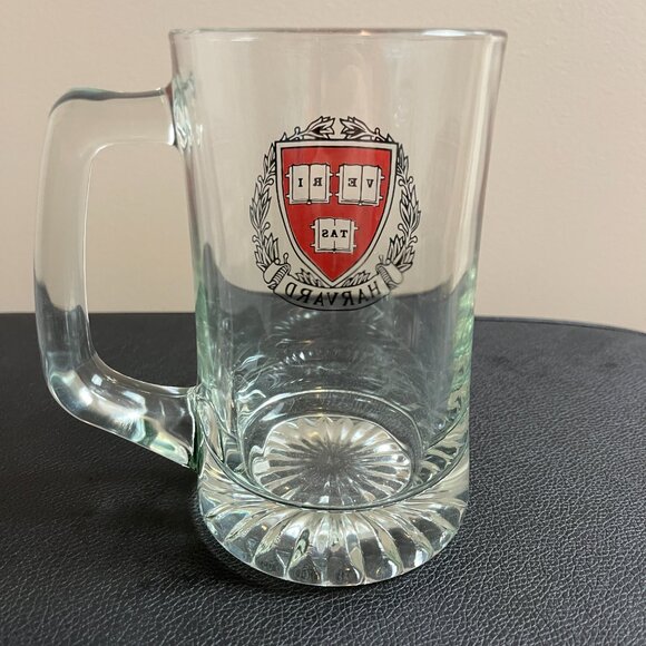 Glass Harvard University With Handle - Picture 3 of 6
